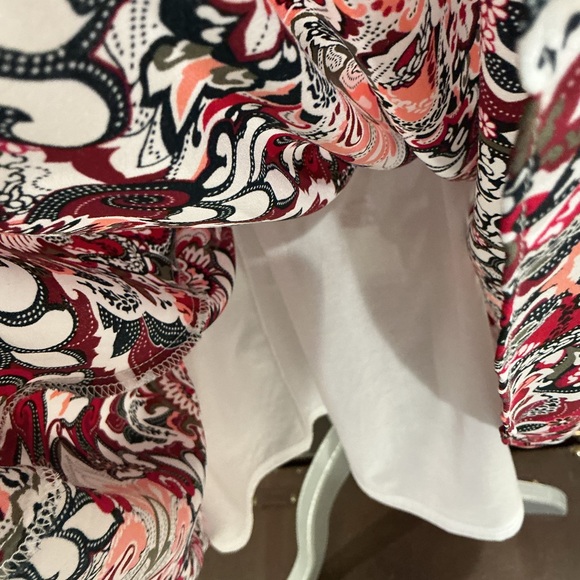 Banana Republic Red Floral Halter-Style Dress - Picture 4 of 10
